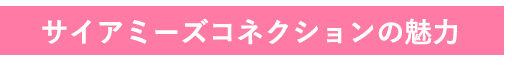 サイアミーズコネクションの魅力